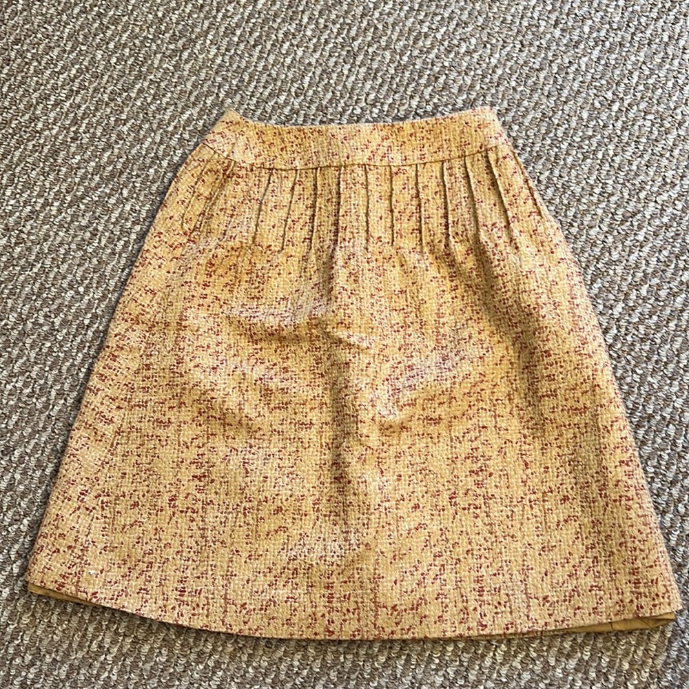 Chanel lined wool skirt 01P 38